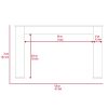 Lacey Rectangle Computer Desk Smokey Oak