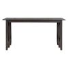 TREXM 6-Piece Family Dining Room Set Solid Wood Space Saving Foldable Table and 4 Chairs with Bench for Dining Room (Espresso)