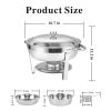 Round Buffet Catering Dish For Home and Outdoor 2 Pcs/ Sets