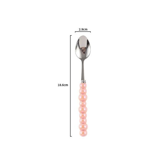 Ceramic Pearl Handle Knife Fork And Spoon Household Eating Soup Spoon Western Foodsteak Knife And Fork