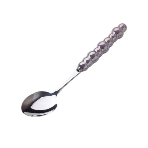 Light Luxury Ceramic Pearl Handle Knife Fork And Spoon Creative Stainless Steel Tableware
