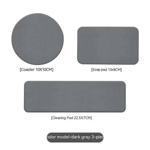 Natural Diatom Mud Hydrophilic Pad Simple Washstand Storage Pad